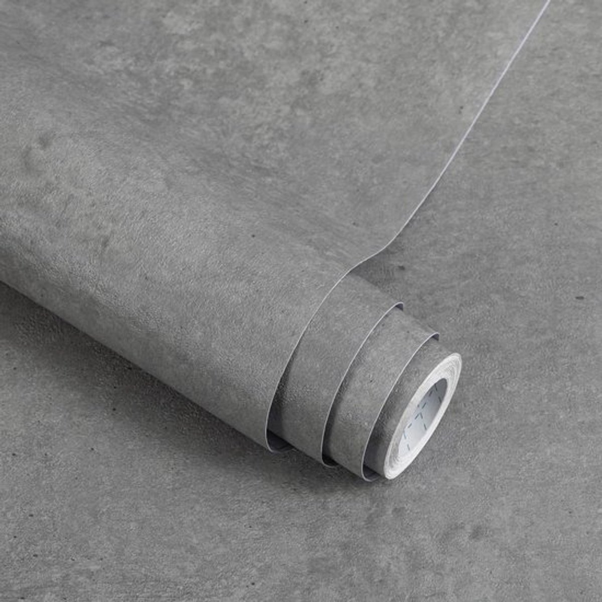 Decoratief Plakfolie Meubels Mat Grijs Betoneffect - 40 x 500 cm - Werkbladen Bar Meubelrenovatie