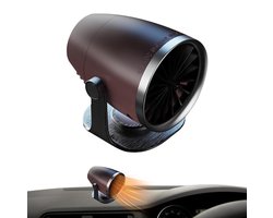 Draagbare Autoverwarming - Auto Verwarming Ontdooier - Ruiten Ontdooien - Brede Luchtstroom - 13.3 x 12.1 x 10.9 cm - Bruin