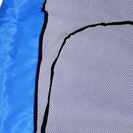Opblaasbare ligmat - Waterhangmat Zwemband - Ontspanning op water - Zwevende mesh zitting - 1.5 meter lang - Blauw — afbeelding 5