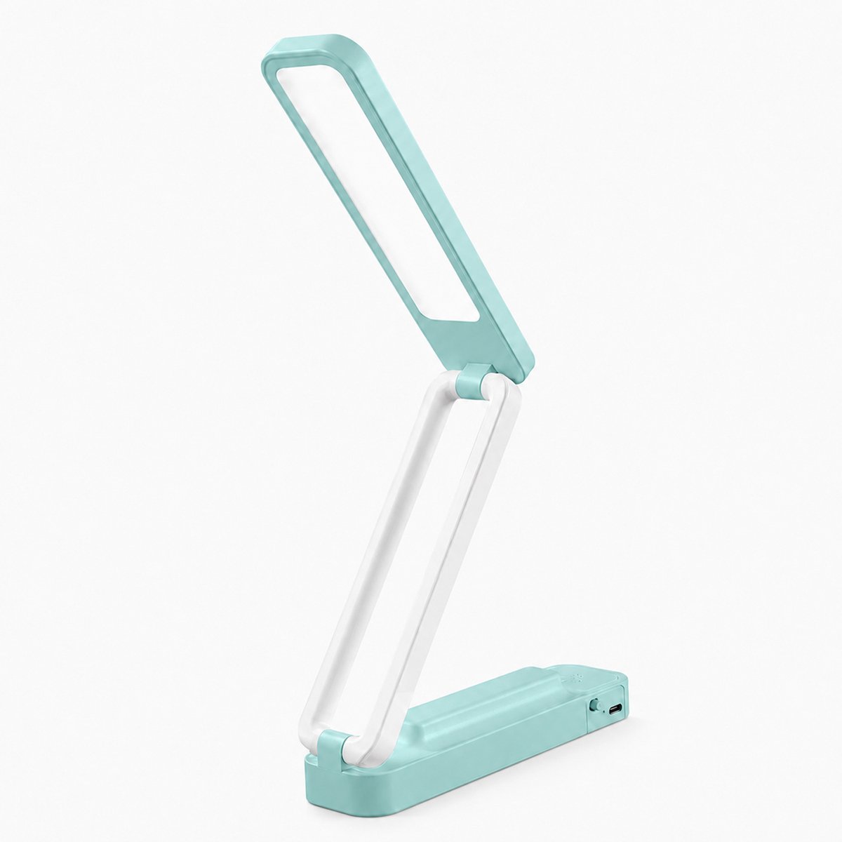 Bureaulamp - Opvouwbaar - Oplaadbaar via USB - 3 Kleurtemperaturen - Oogvriendelijk - voor Thuis en Kantoor - Blauw