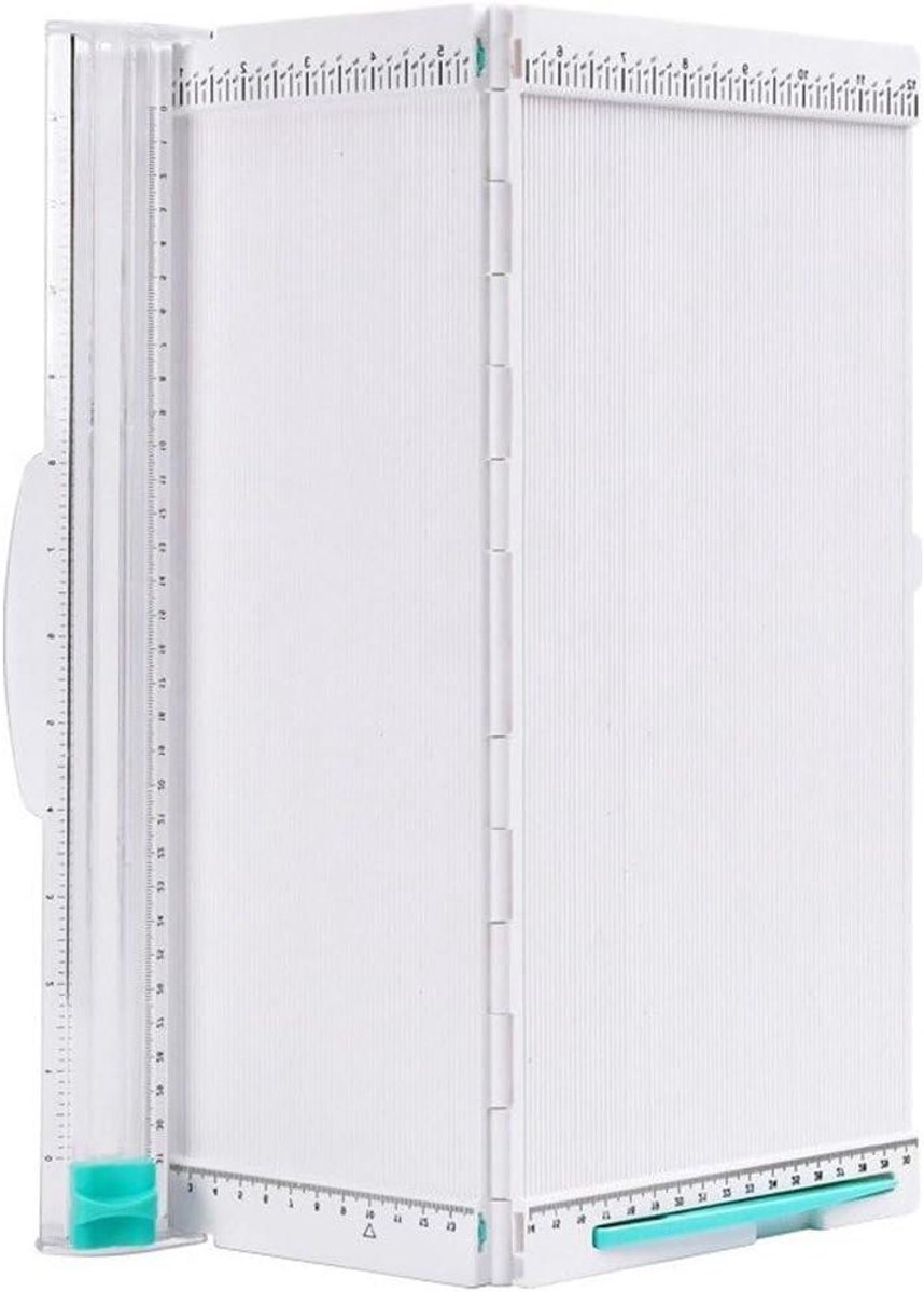 Papier Snijmachine - Papier Trimmer - Kaarten Maken - Geïntegreerd Scorebord - 36 cm - Wit