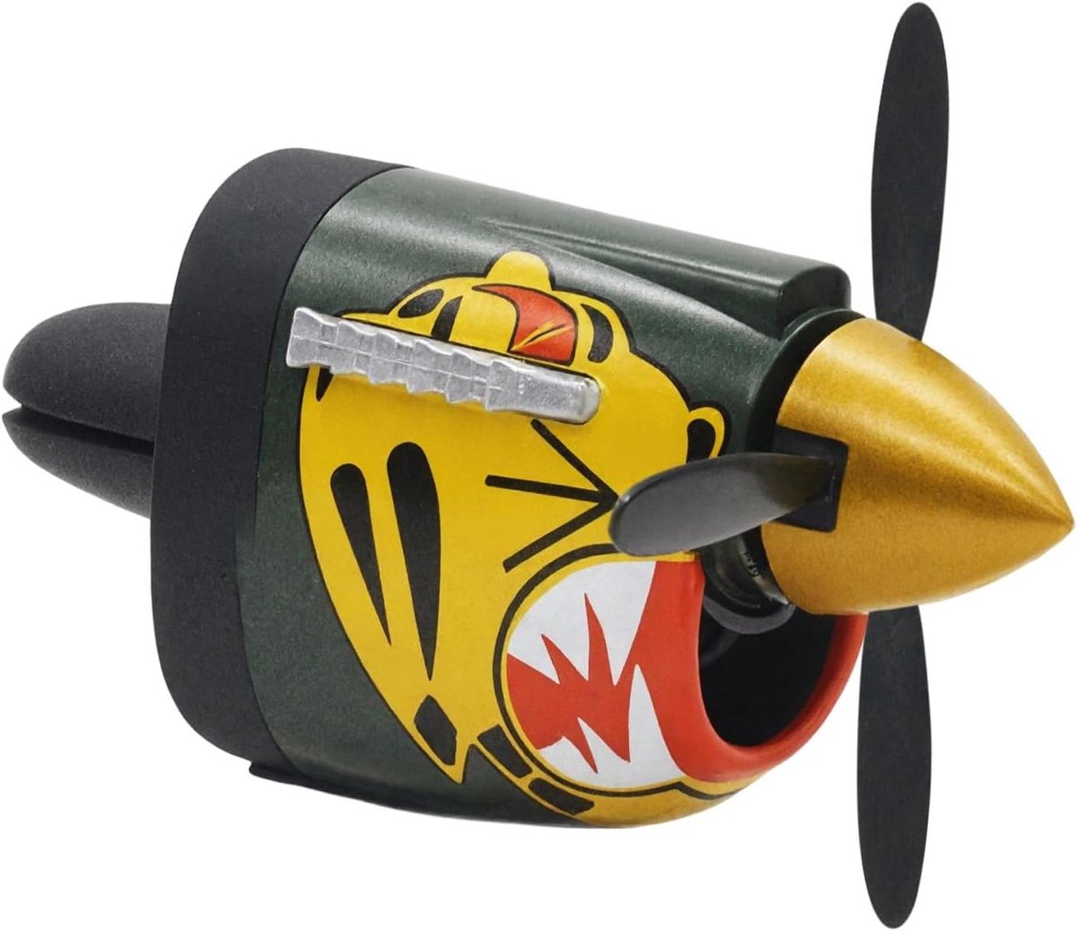 Auto Luchtverfrisser - Geurverspreider Vent Clip - Auto Interieur Verfrissen - Propeller Design - 8.6 x 6.2 cm - Zilver