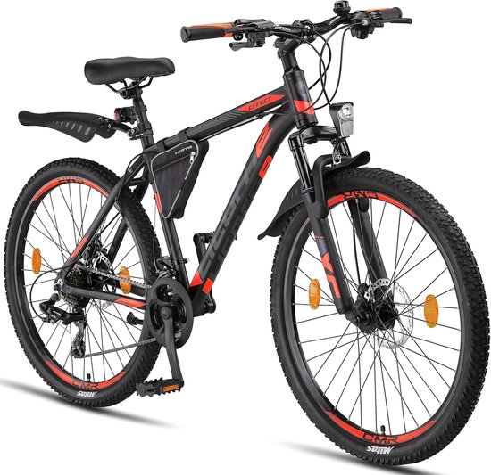 SnelShoppen - Premium Mountainbike Aluminium Schijfrem 21 Versnellingen voor Jongens en Meisjes - Perfect voor Tochten en Dagelijks Gebruik — afbeelding 4
