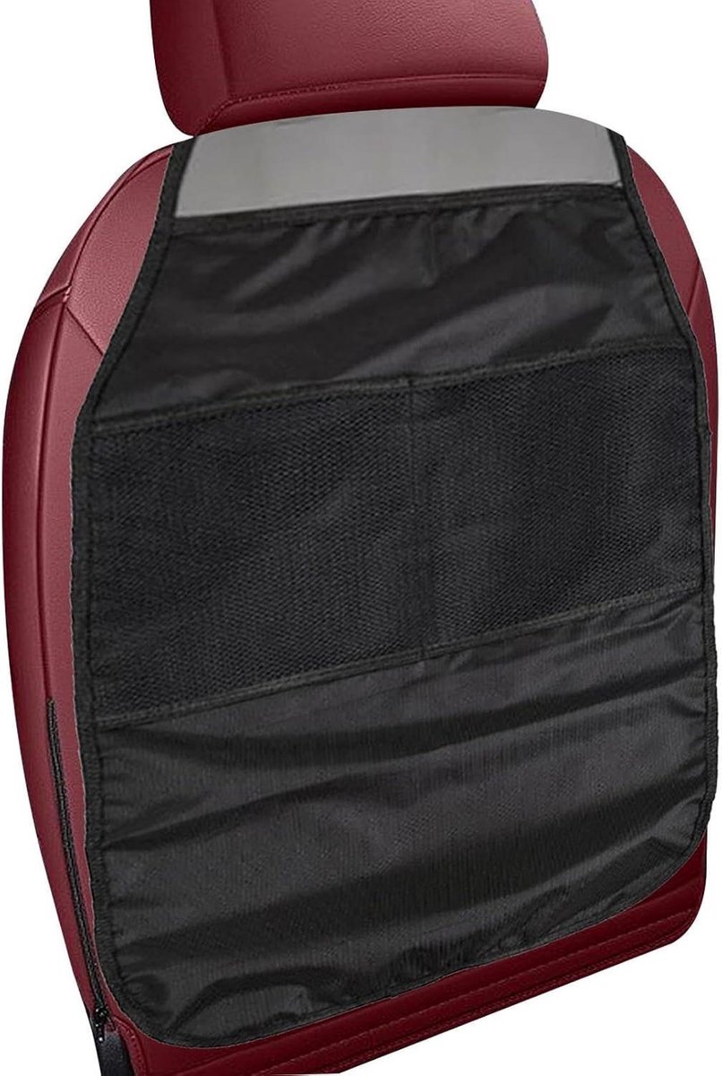 Autostoelbeschermer - Stoelbescherming kinderstoel - Bescherming interieur - Waterdicht en vlekbestendig - 75 x 43 cm - Zwart