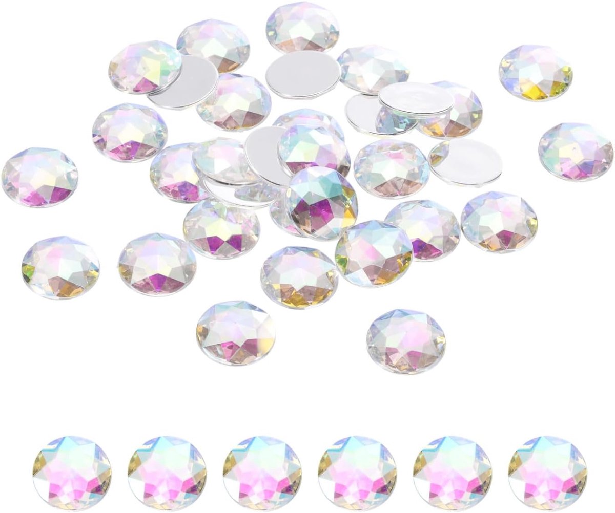 100 stuks strass-steentjes, strass-steentjes met platte achterkant