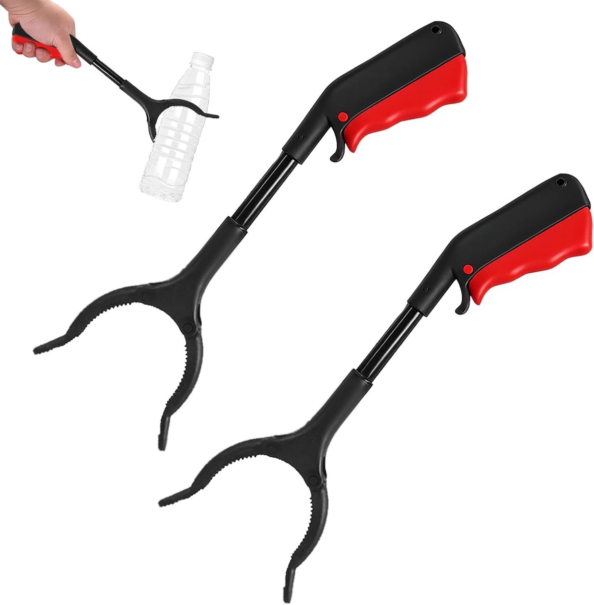 2 stuks grijptang, 29 cm, grijptang voor senioren, lichte grijper met