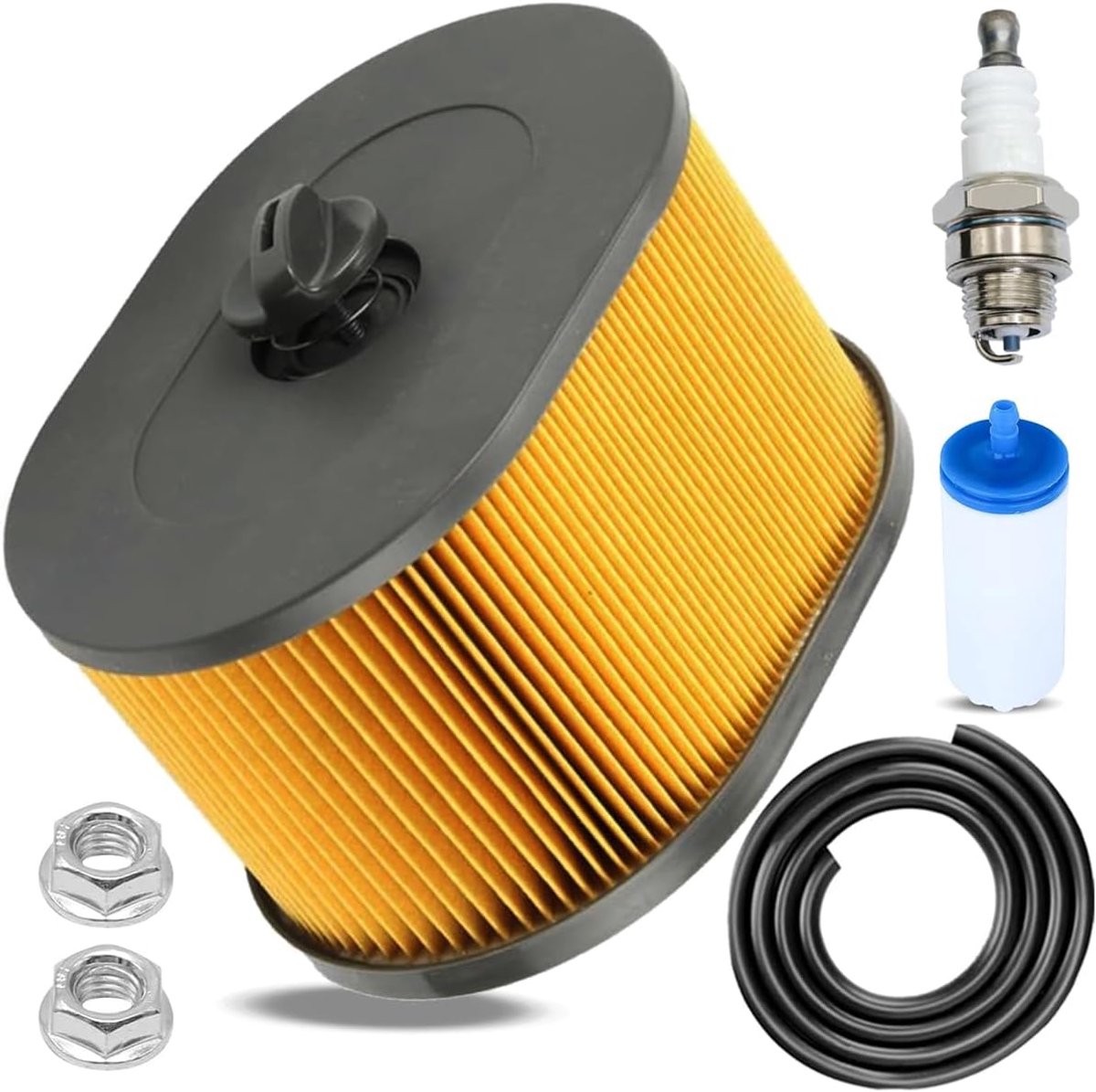 510 24 41-03 Luchtfilter Brandstof Gasleiding Bougie Brandstoffilter voor Husqvarna en Partner K970 K1260 K1270 Cut-Off zagen Rail Cutter 510244103, 510244101, voor Stens 605-050 Vervanging