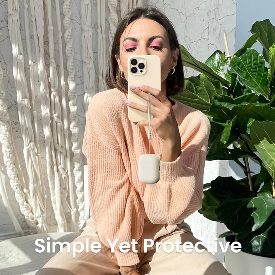 Compatibel met Airpods Pro 2 hoesje (2022), beschermende vloeibare siliconen hoes voor Airpods Pro 2e generatie met sleutelkoord zachte huid voorkant led zichtbaar sterrenlicht van compatibel — afbeelding 4