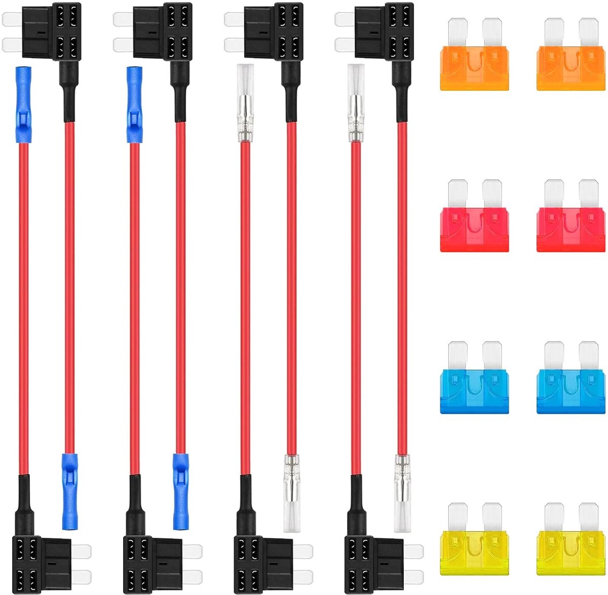 zekeringkraan Piggy Back Zekeringhouders 12V Adapter Voeg een Circuit