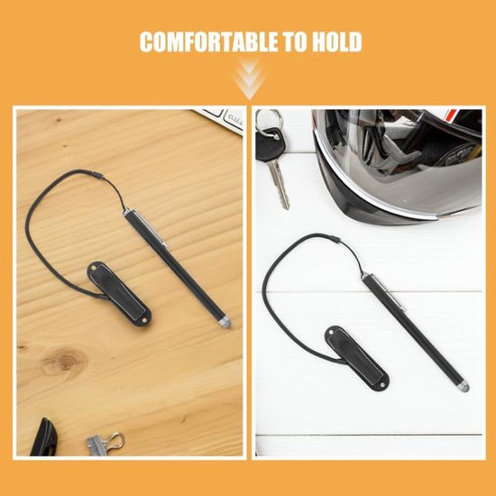 2 stuks capacitieve touchpen met houder voor touchscreens tablets en — afbeelding 3