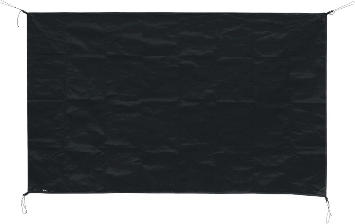Tentzeil Kamperen - Grondzeil Picknick - Buiten Beschermen - Waterdicht 3000mm - 204 x 125 cm - Zwart