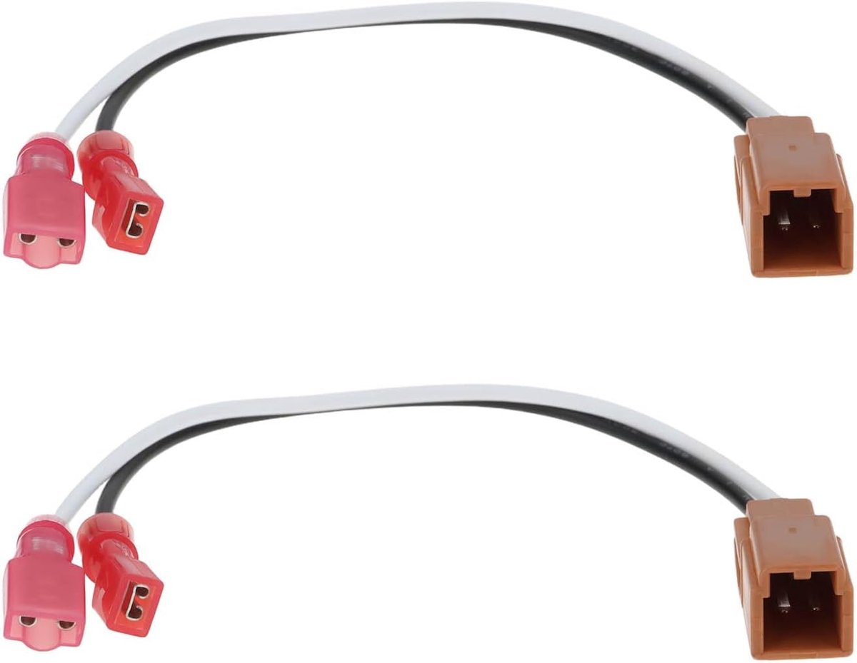 2 Stks 2pin Auto Speaker Bedrading Harness Connector Compatibel met