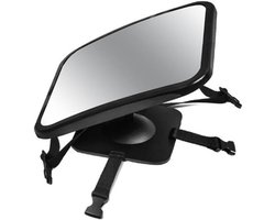 Baby Autospiegel - Achterbank Spiegel - Veilig Rijden - Onbreekbaar ABS Frame - 360 Graden - Zwart