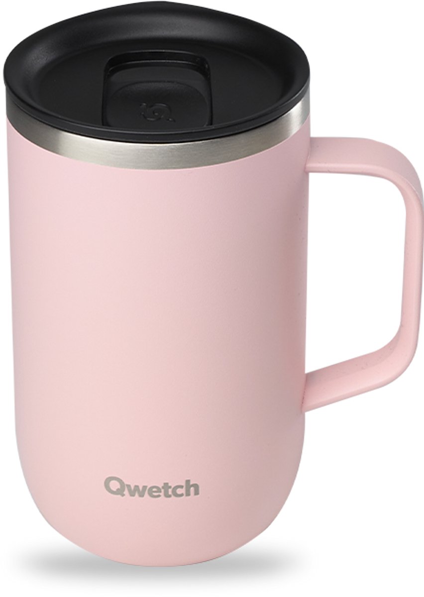 Qwetch Infuser Mok Geïsoleerd - Pastel Roze