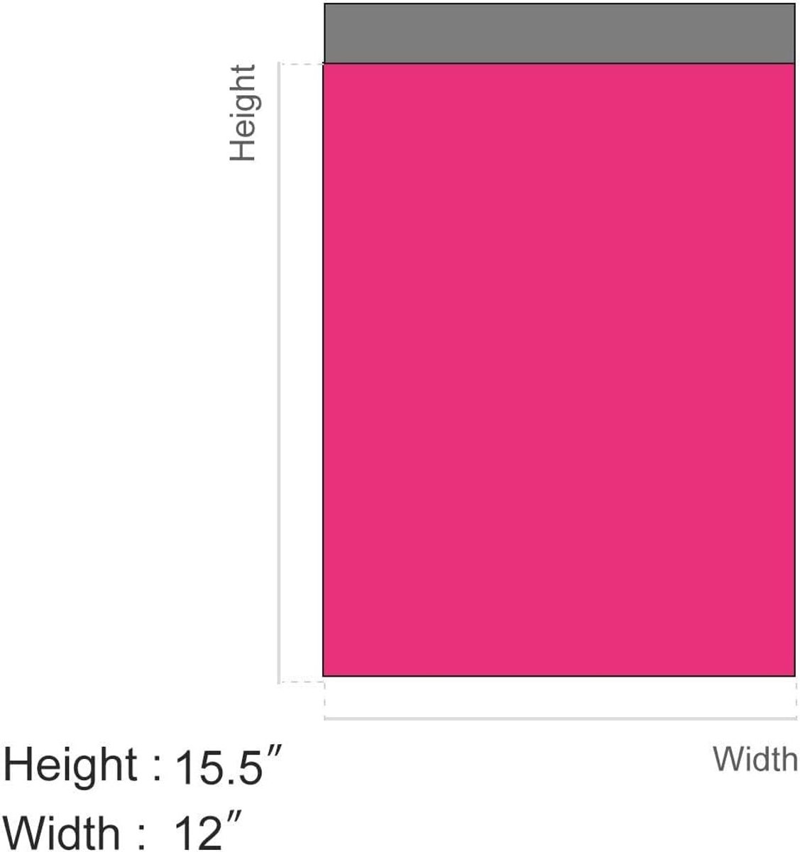 Medium Pakketzakken Plastic Mailing Zakken 12x16In (30.5x39.5cm)