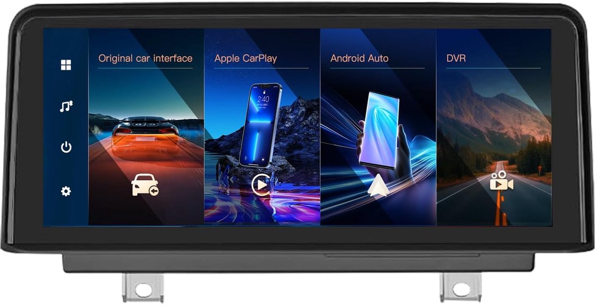 Carplay/Android Auto 10.25 Inch Multimedia Radio Linux Touchscreen voor BMW 3 4 Serie F30/F31/F33/F34/F36 2012-2016 NBT Systeem AirPlay/Autolink/USB HD Resolutie 1920 x 720