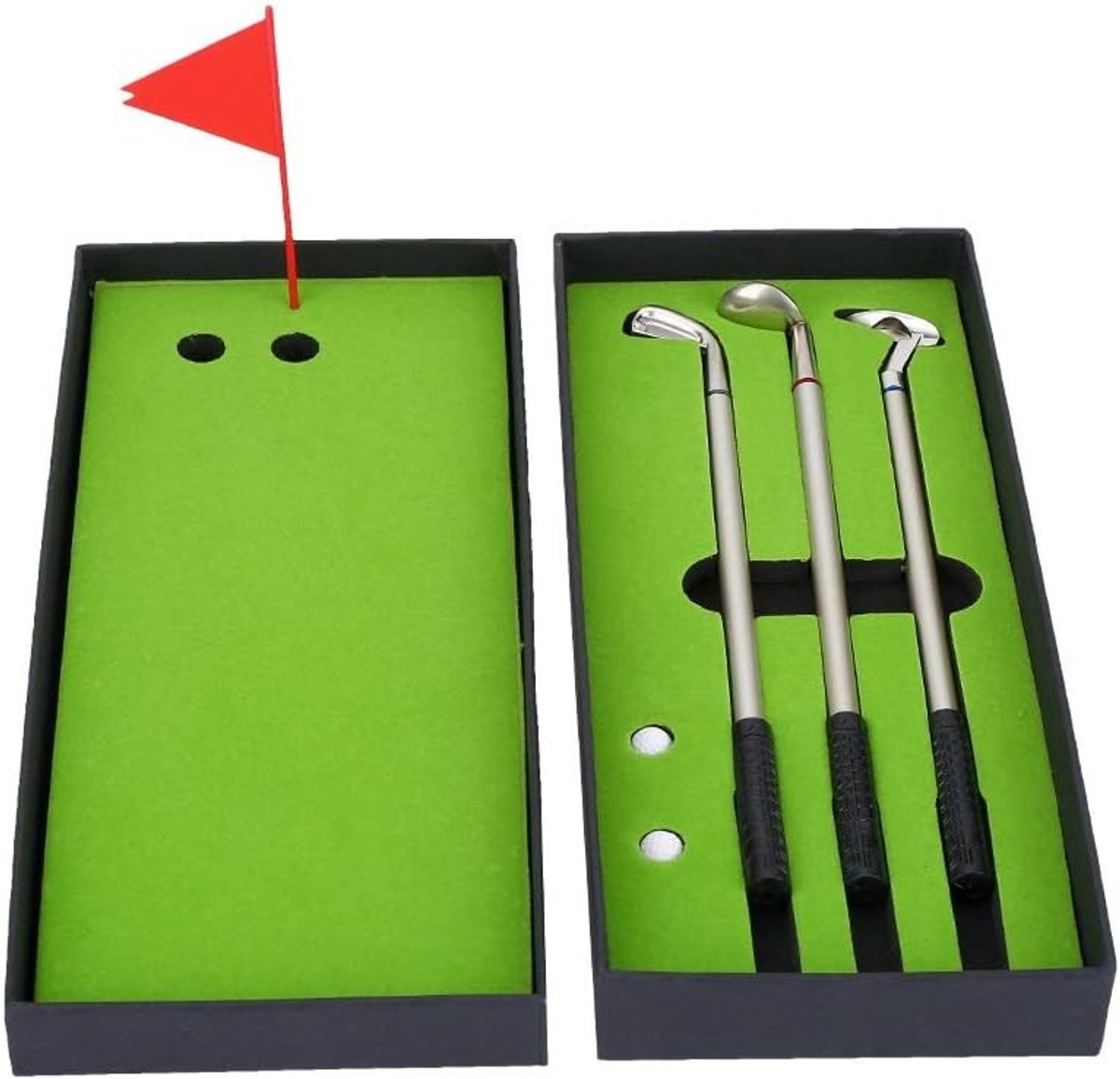 Golfpen Set 3Pcs Mini Golfclubs Balpen Set Unieke Stijl Golf Balpen