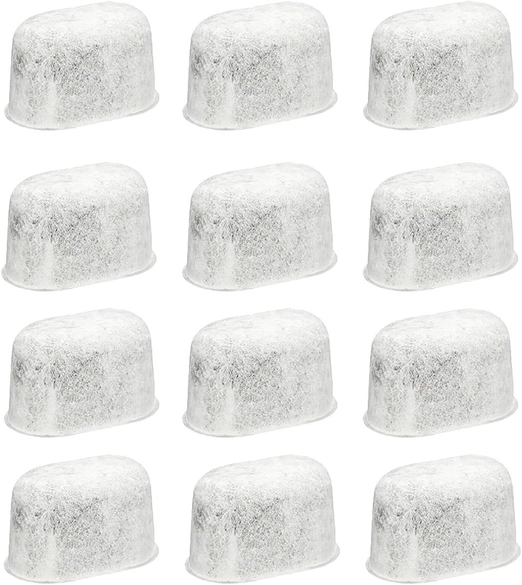 12 vervangende waterfiltercartridges voor koffiezetapparaten actieve koolfilter voor verbeterde koffiesmaak en geurneutralisatie