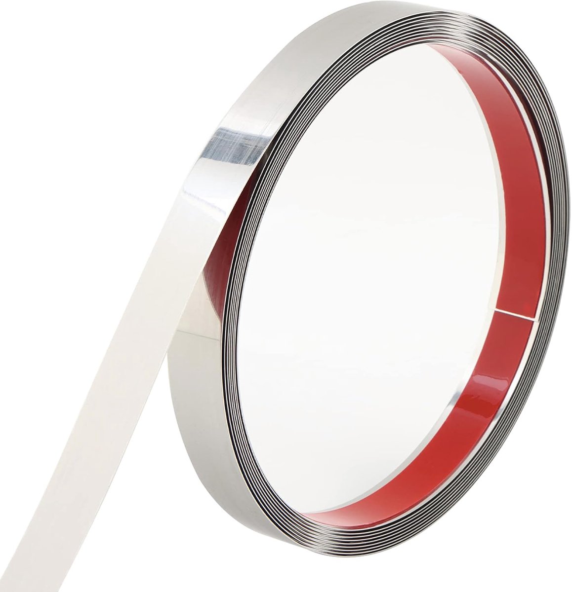 Rostvrij Staal Wandmolding Trim Plak en Plak, Flexibele Zelfklevende