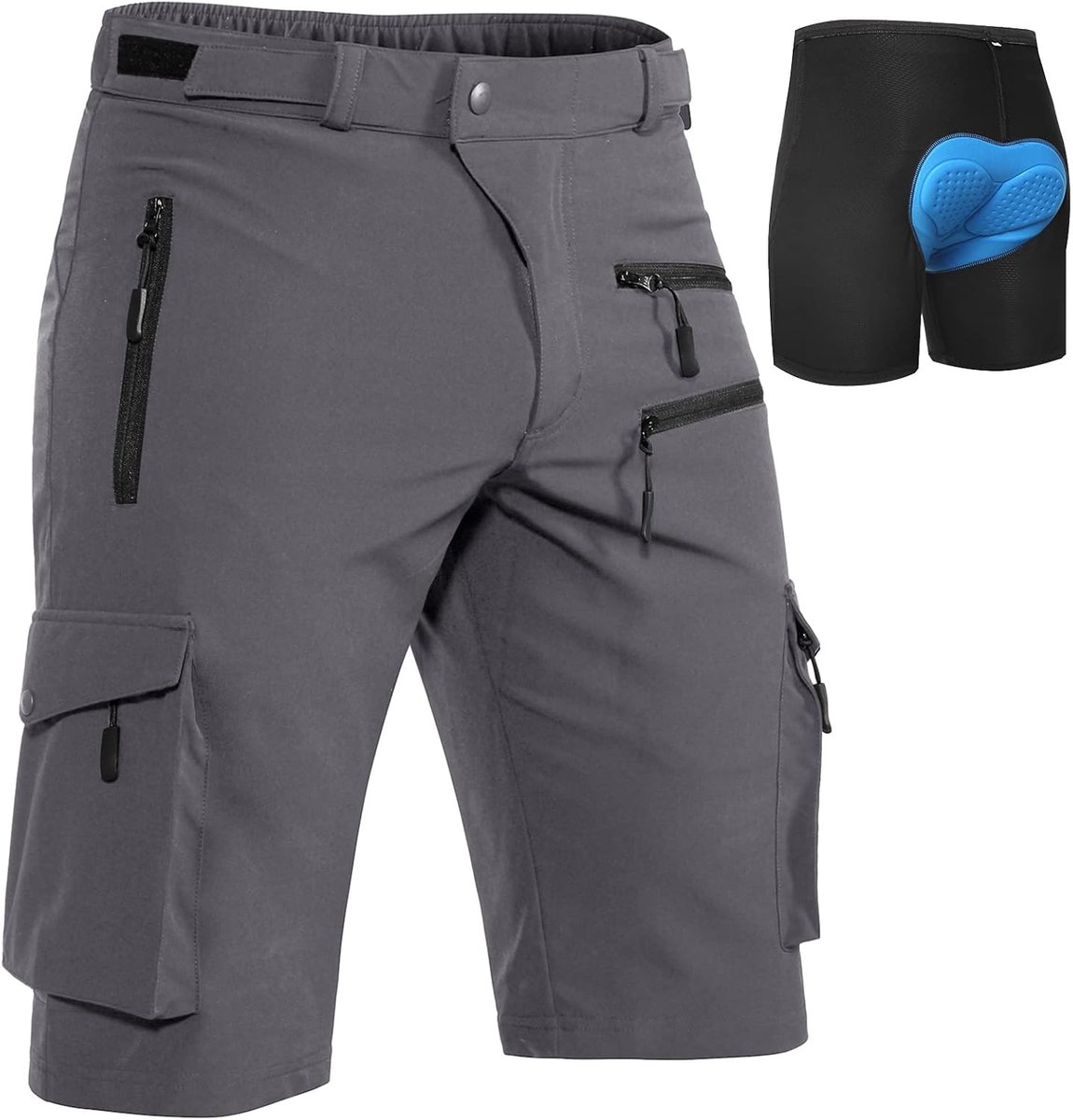 Mtb Broek Heren Korte Fietsbroek Fietsbroek Heren Sneldrogende
