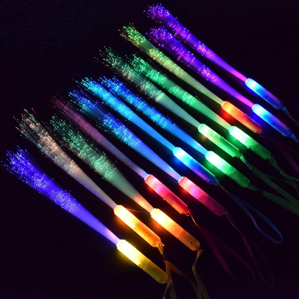 12 stks Glow Sticks Party Supplies, 3 Modes Kleurrijke Knipperende