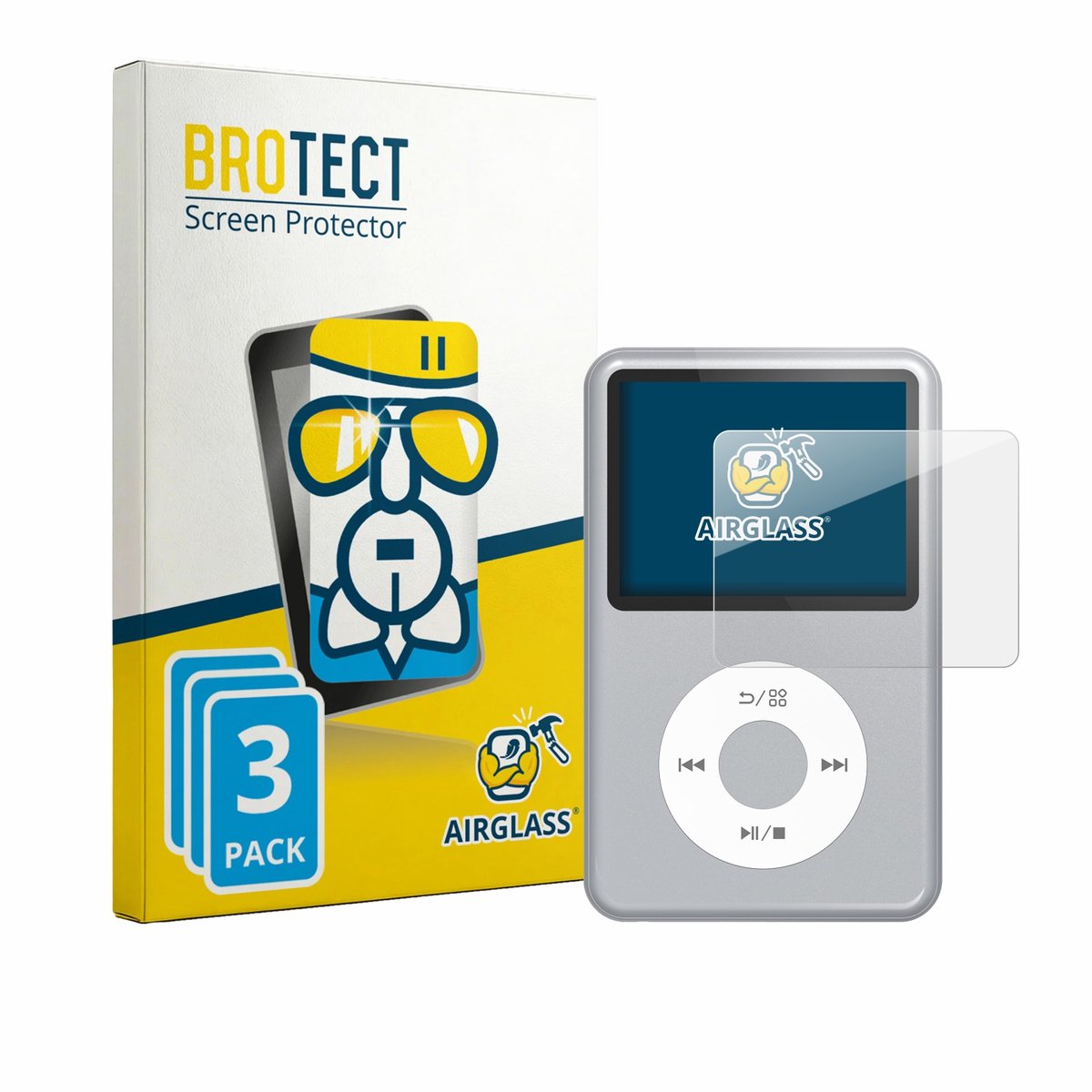 Screenprotector 3 Stuks voor innioasis Y1 Beschermglas transparant