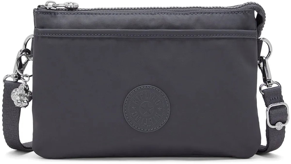 Kipling Riri Schoudertas Grijs Man