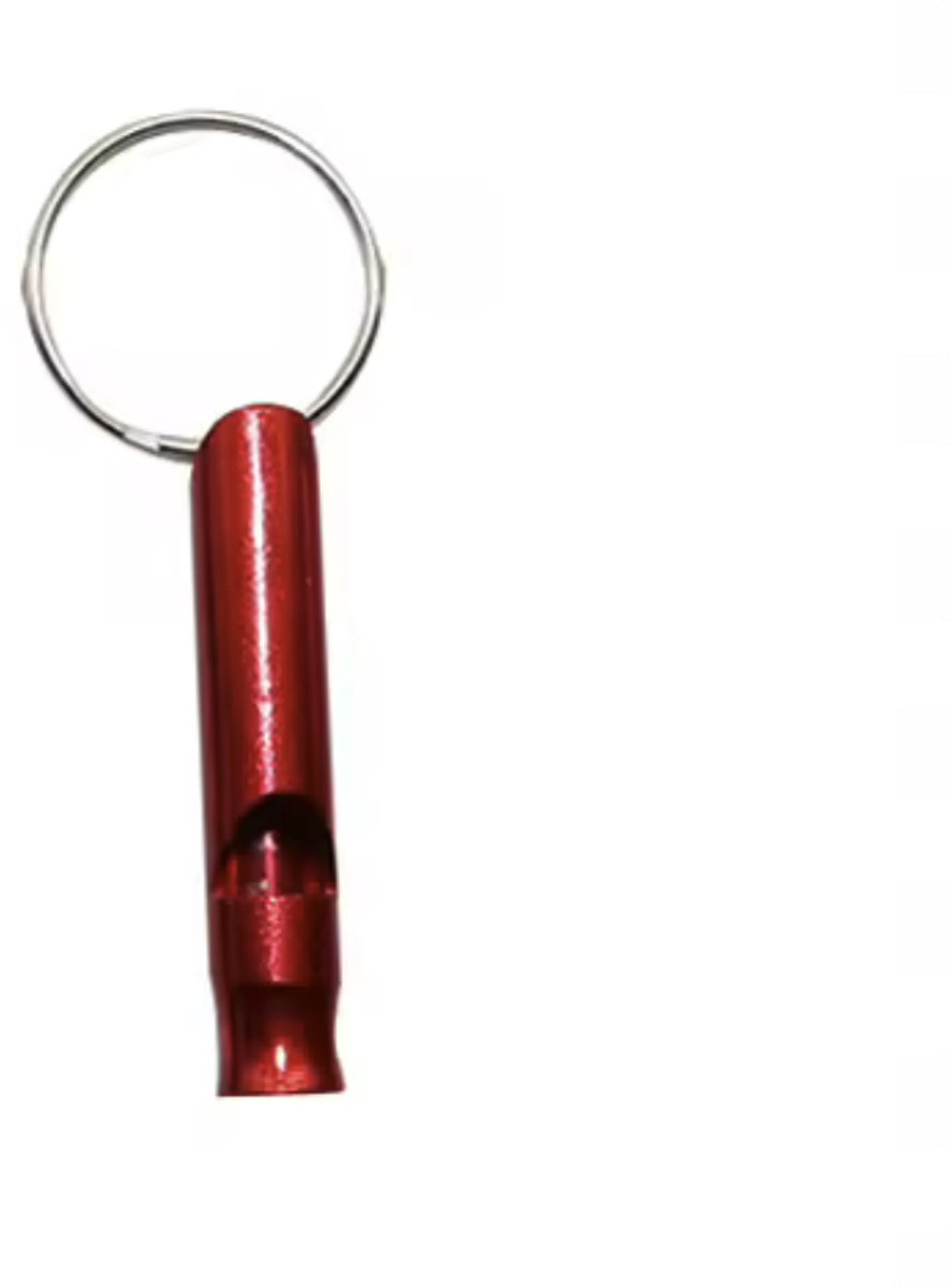 Noodfluitje - Hondenfluitje - Nood fluit - Rood - 1 stuk -Noodpakket fluit - Trainingsfluitje - CHPN