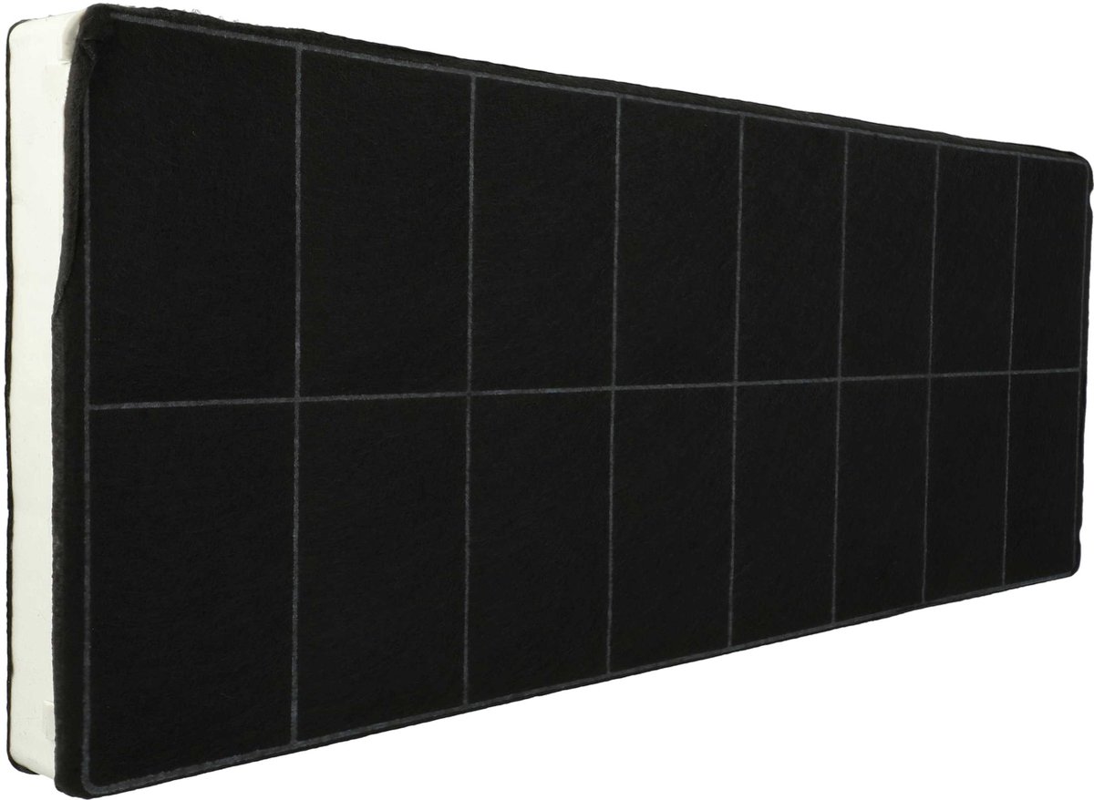 vhbw 2x actieve-koolfilter, compatibel met Bosch Z5143X5(03)CD22000 afzuigkap - 42 x 16,8 x 3,1 cm