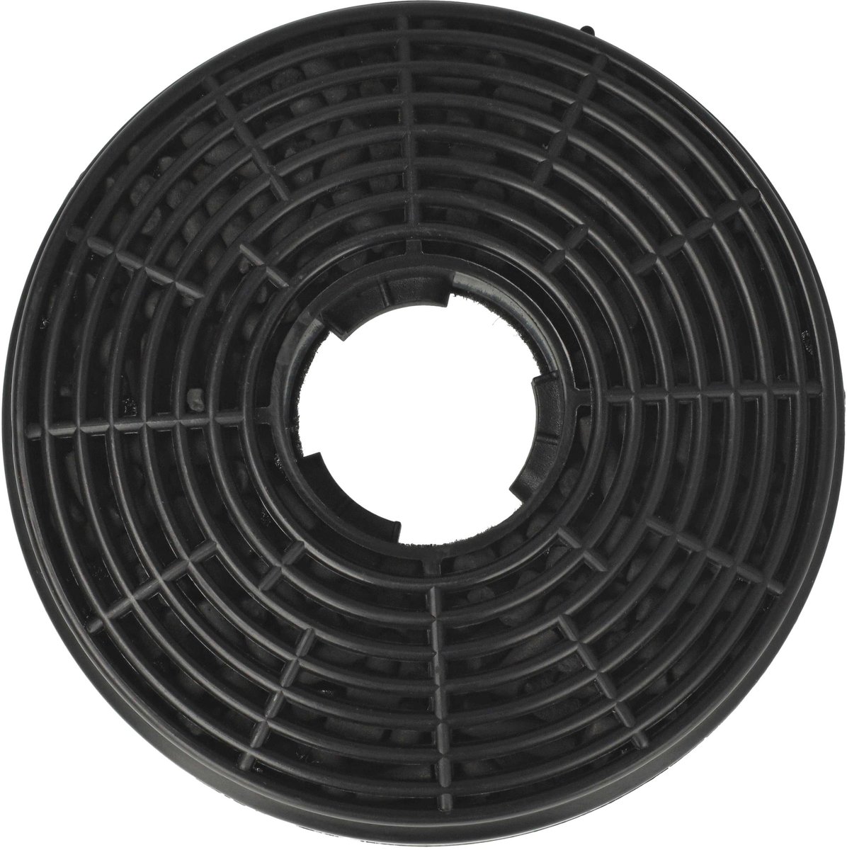 vhbw 4x actieve-koolfilter, compatibel met Candy CCE1161X 36901015 afzuigkap - 10,5 cm