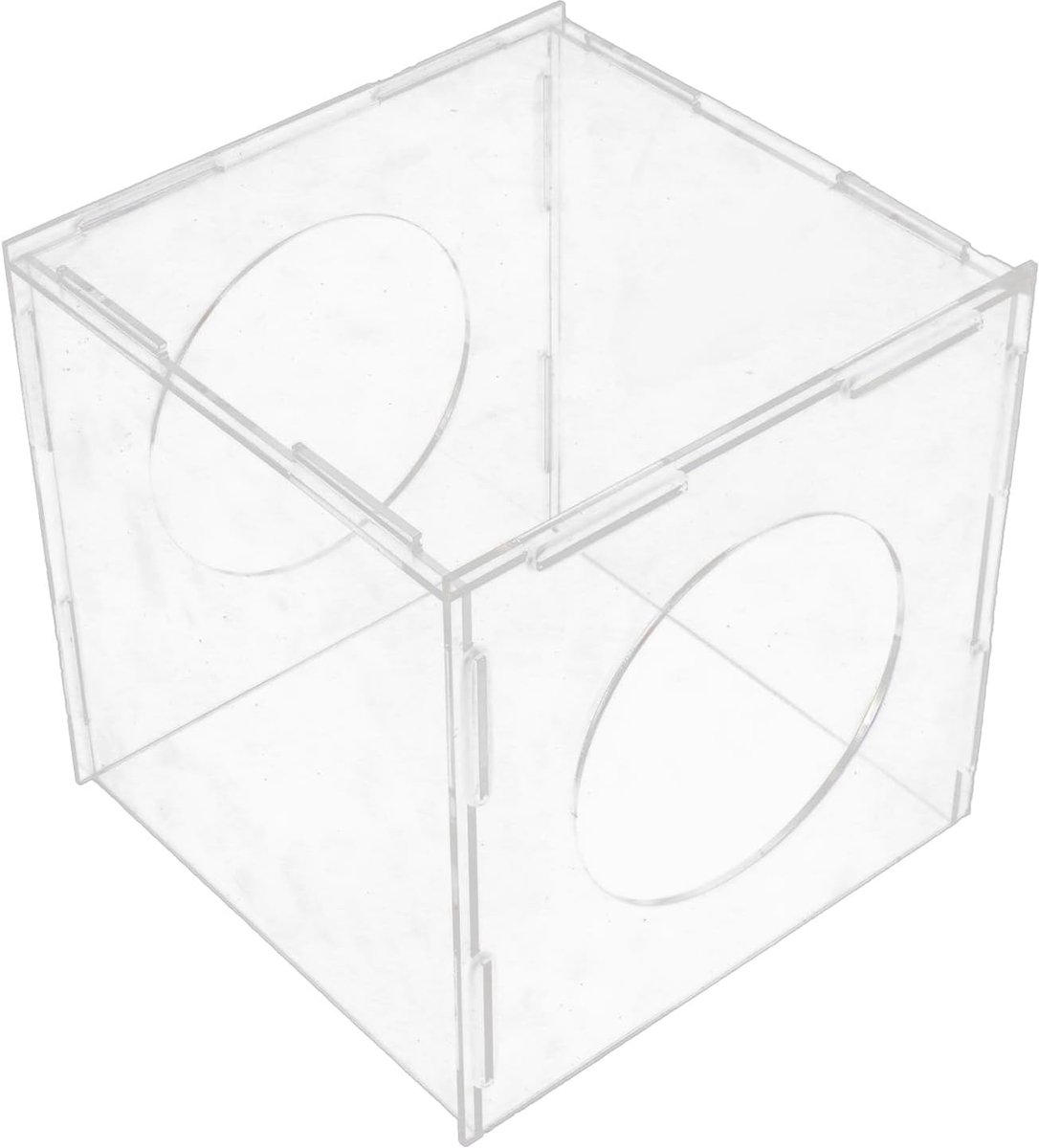 Poederbox, transparante acryl gesloten router-werkbox ter voorkoming van stofverspreiding, stofdichte afneembare box voor graveren, polijsten, slijpen