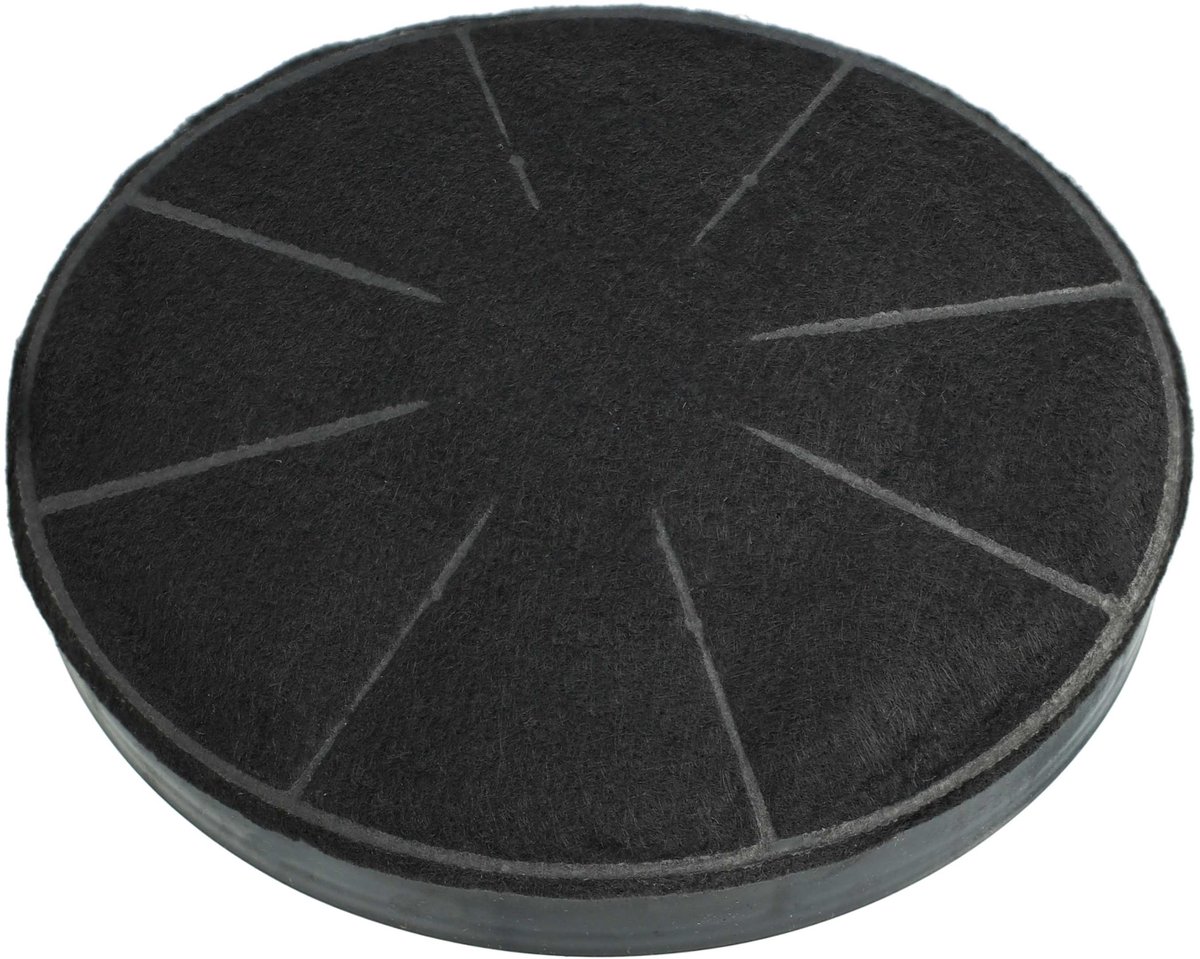 vhbw 4x actieve-koolfilter, compatibel met Exquisit FSH60, KFD 60-2.1, EBH4MI, KFD627-2, KFD907-2L, KFD6-2, KFD607-2L afzuigkap – 17,5 cm