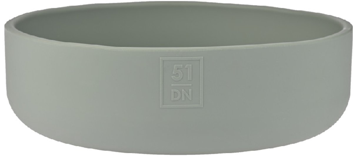 Siliconen voerbak grijs 350ml