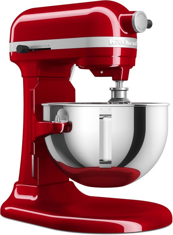 Roestvrijstalen Mixer Kom - Keukenmachine Kom - Bakken en Mixen - 10% Meer Capaciteit - 5.2 Liter - Zilver — afbeelding 3
