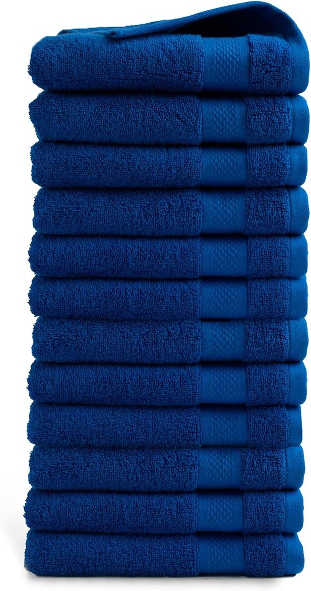 Handdoeken set 12 stuks - 100% katoen - 500 g/m² - zacht en absorberend - SnelShoppen