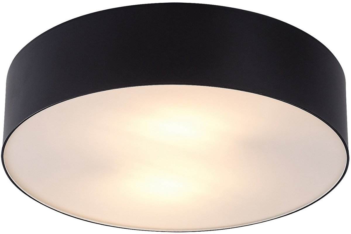 Rabalux Dolen - Plafondlamp voor buiten - 2x E27 - max. 9 W, IP43 - Zwart