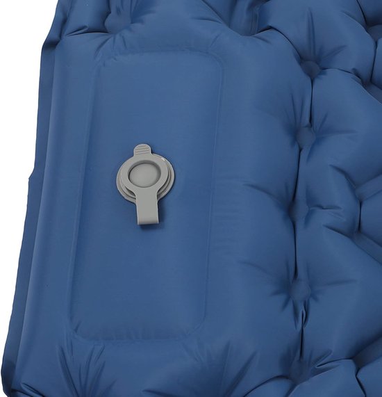 Opblaasbaar Slaapmatje - Luchtbed Kamperen - Buiten Ontspannen - Voet Opblaasbaar - 32 x 17 x 10 cm - Donkerblauw — afbeelding 5