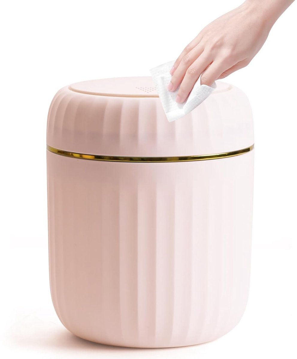 Tafelvuilnisemmer 2 liter - opklapbaar deksel - compact design - ideaal voor bureau of keuken - SnelShoppen
