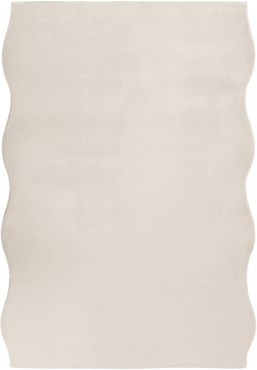 DAWA - Vloerkleed - Lichtbeige - 160 x 230 cm - Kunstbont