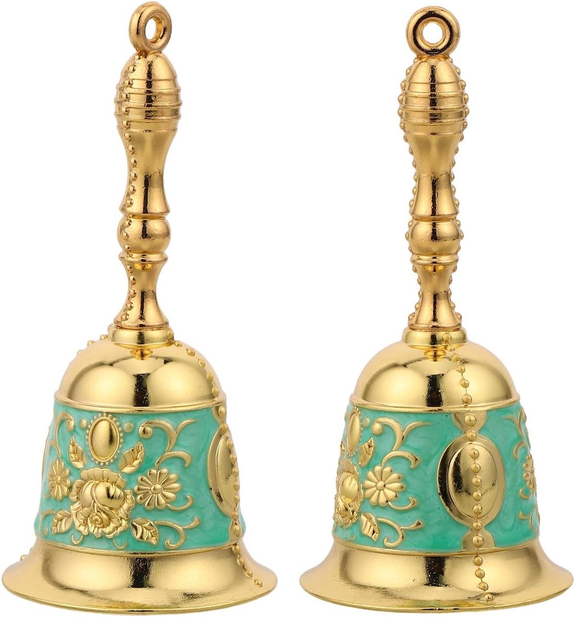 Handbellen Set - Aankondigingsbellen - Aandacht Vragen - Helder Geluid - 11 cm - Veelkleurig