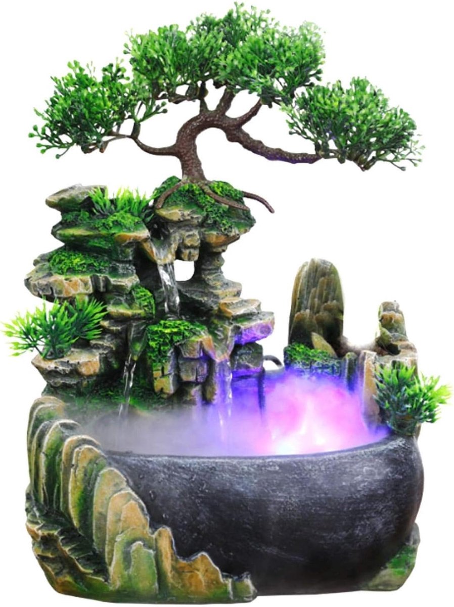 led-waterval met kleurverandering, indoor fontein voor
