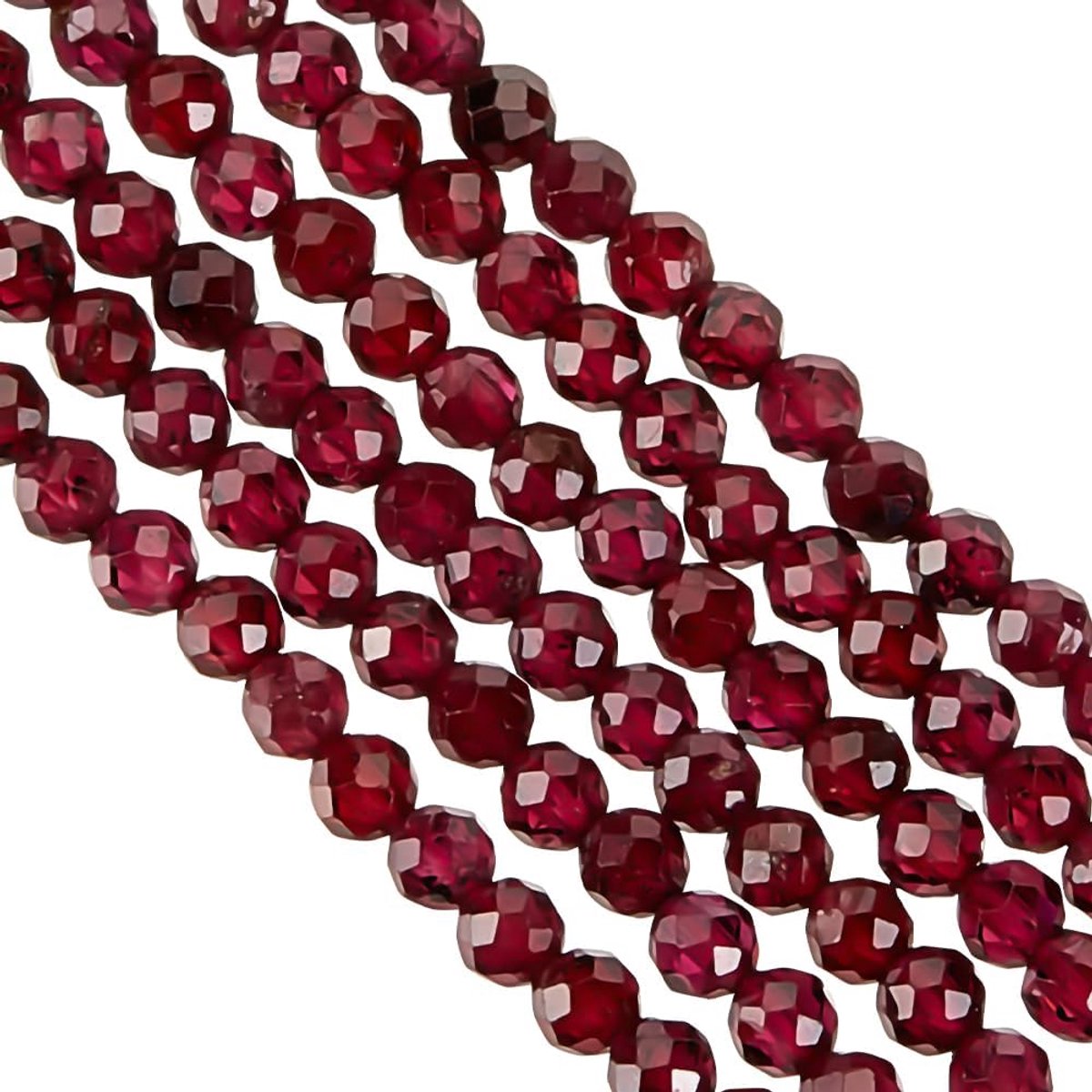 Kralen, 0,5 mm, rond gat Ab rond, gefacetteerd, energie-edelstenen