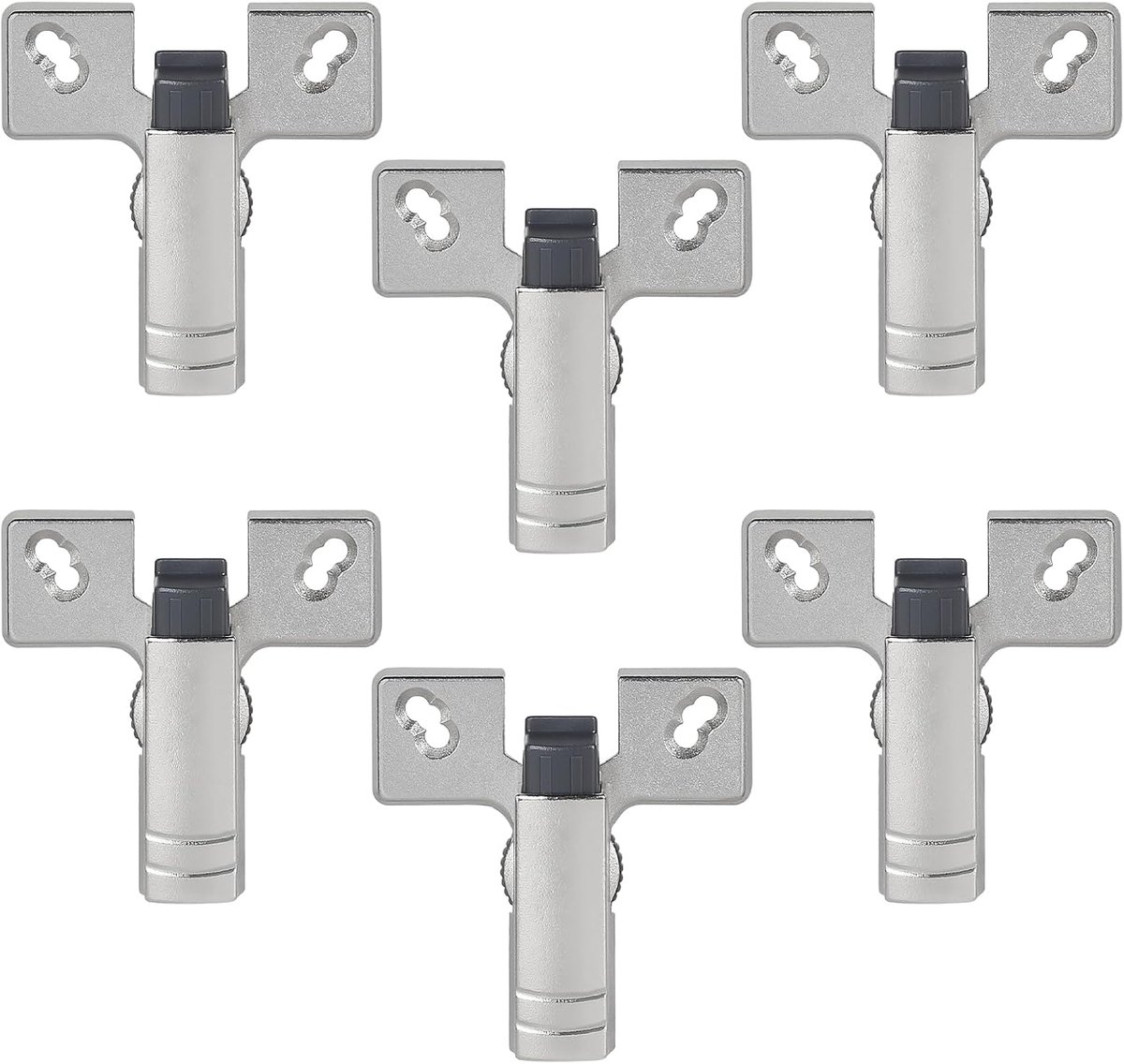 6 x Softclose na-installatie deurdemper kast ladedempers Verstelbaar alleen voor topklingen 45mm/48mm/52mm
