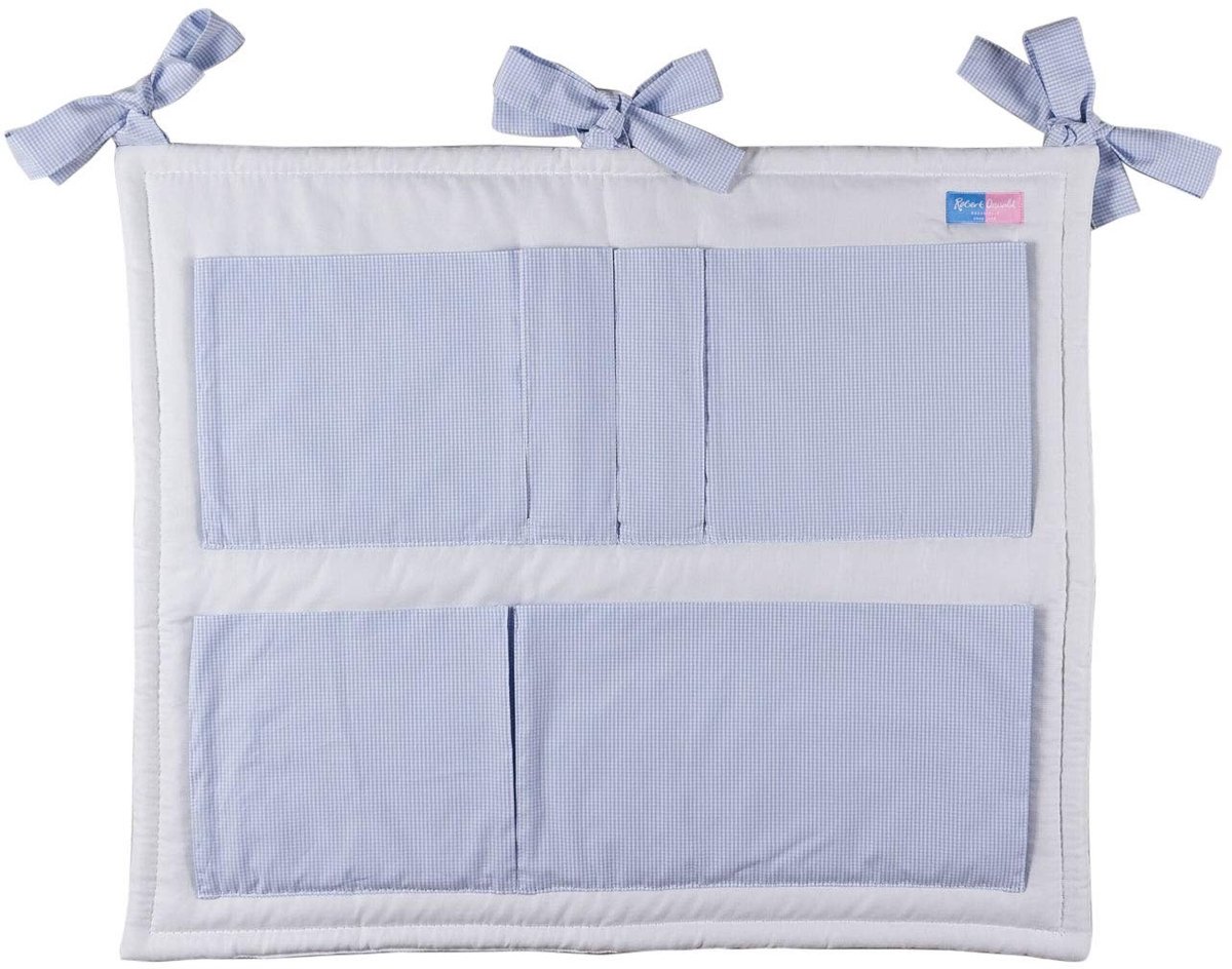 Omgoods - Utensilo met Zakken voor Kinderbed - 75x70cm Beige