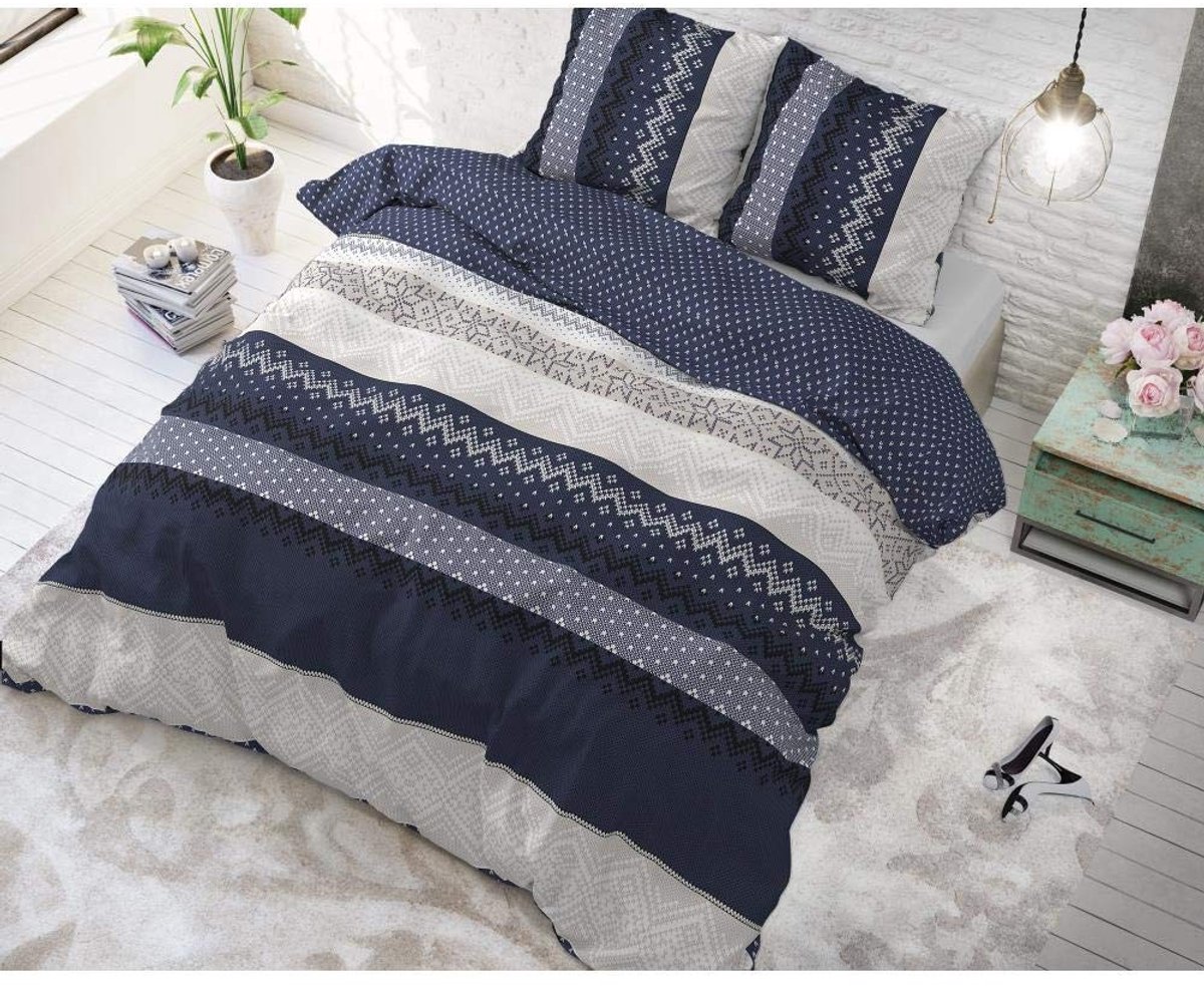 Omgoods - Dekbedovertrek Melila 200 x 220 cm met 2 Kussenslopen