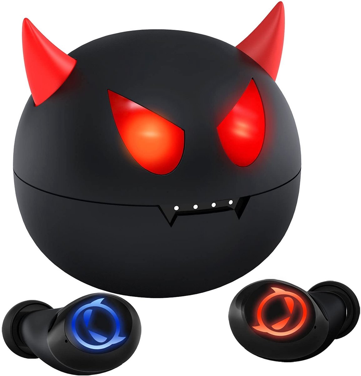 Omgoods - Kleine Bluetooth Oordopjes voor Kinderen - Draadloze Waterdichte Koptelefoon met Oplaadcase