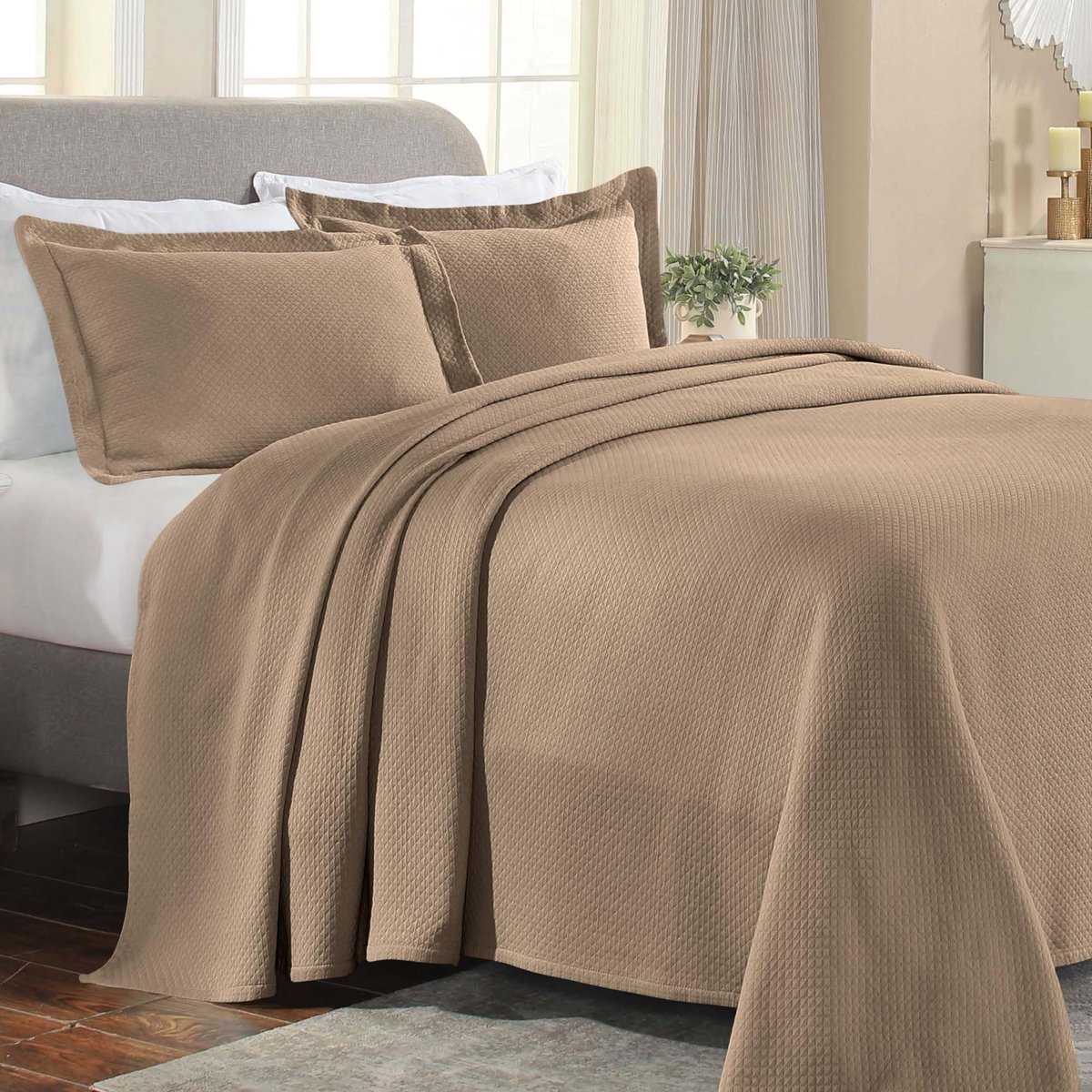 Omgoods - Luxe 3-delige Bedsprei Set met Kussenslopen