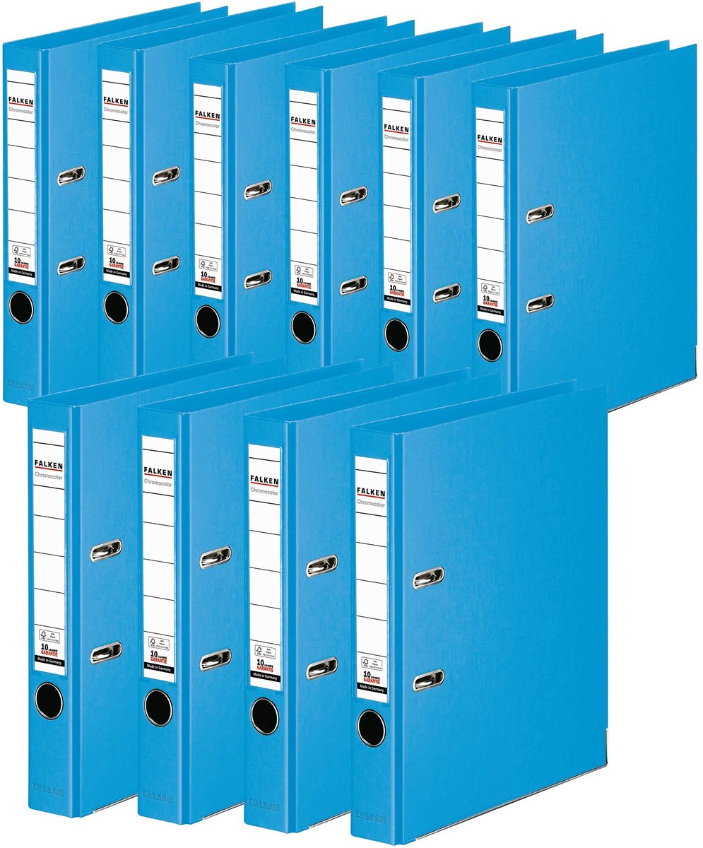 Omgoods - Chromocolor Ordner - Verpakking van 10 Stuks, Lichtblauw