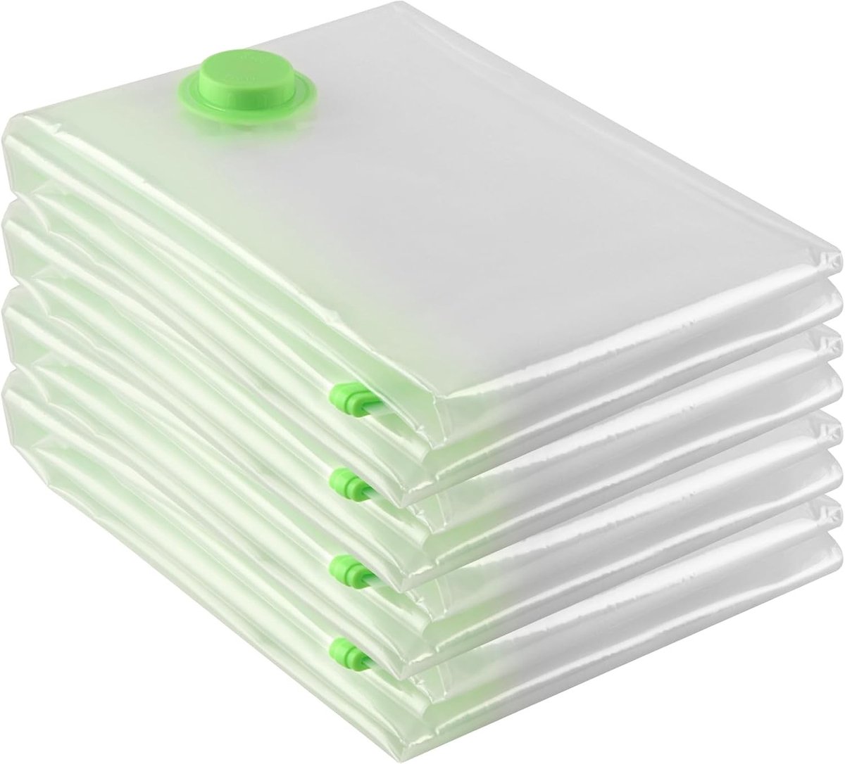 Vacuüm opbergzakken Set - Jumbo - Voor stofzuiger - 80% meer opbergruimte - Voor kleding, dekbedden en dekens - 4x 130 x 100 cm