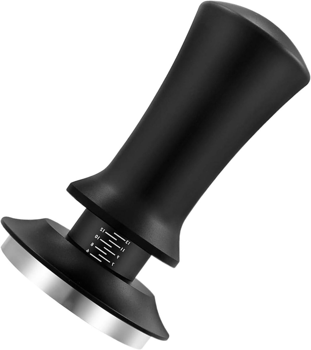 Koffie Tamper - Koffie Drukker - Koffie Bereiden - Verstelbare Diepte - 53 mm - Zwart